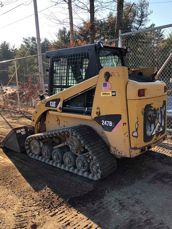 2007 CATERPILLAR 247B CAB HEAT TRACK SKID STEER LOADER CAT RADIO DIESEL AUX HYD