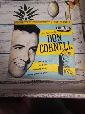 Don Cornell - All of You - Coral (45RPM 7 ) VG