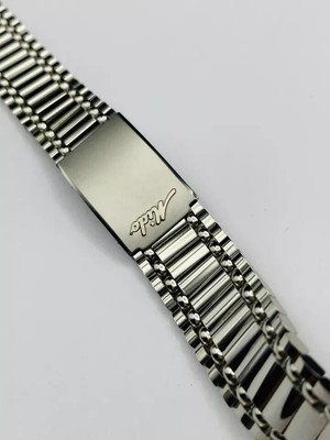 Mido Vintage 1970's slim stainless steel watch strap,Old Stock,4mm/16mm