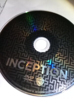 INCEPTION DVD DISC ONLY USED TESTED FREESHIP NOTRACKING