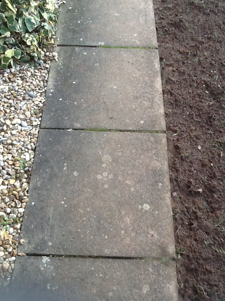 42 concrete slabs just under 2 feet square in Dersingham, Norfolk