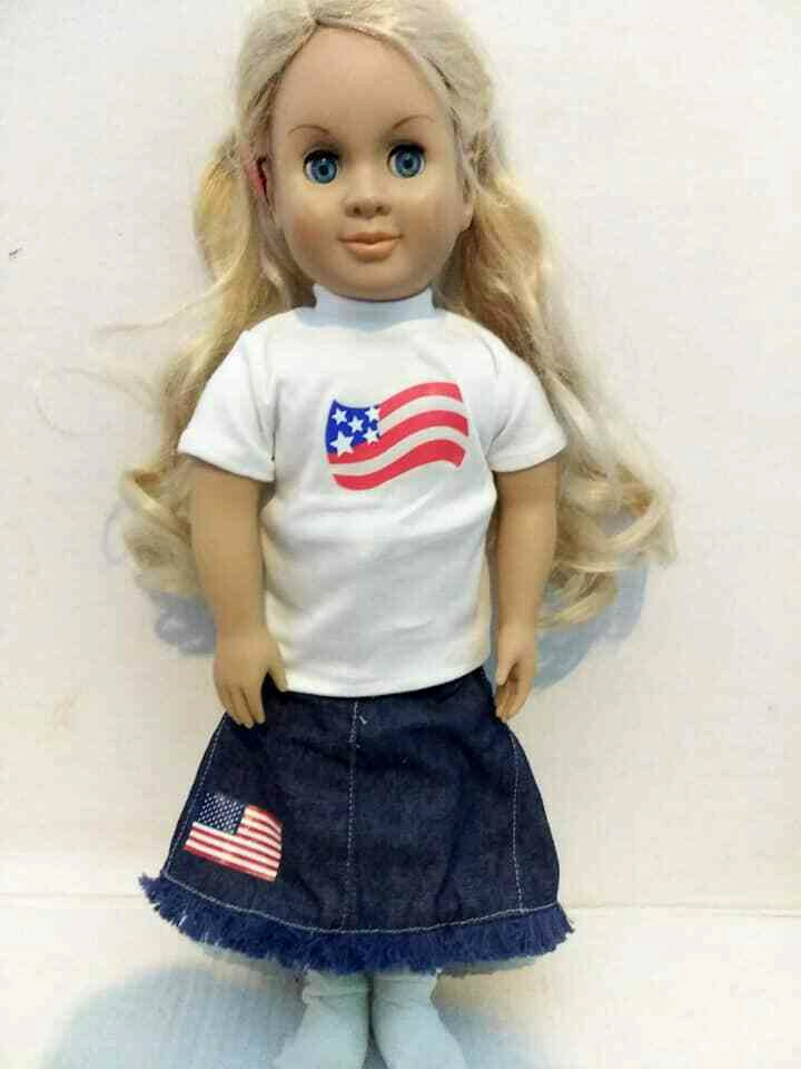 Battat Doll 1998 Blonde Hair Blue Eyes Open/Close Poseable
