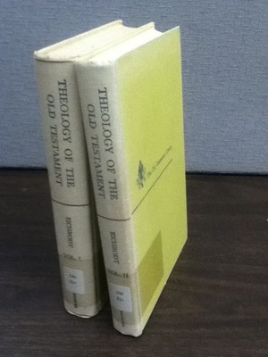 Theology of the Old Testament W. Eichrodt 2 volumes hardcover Westminster 1961