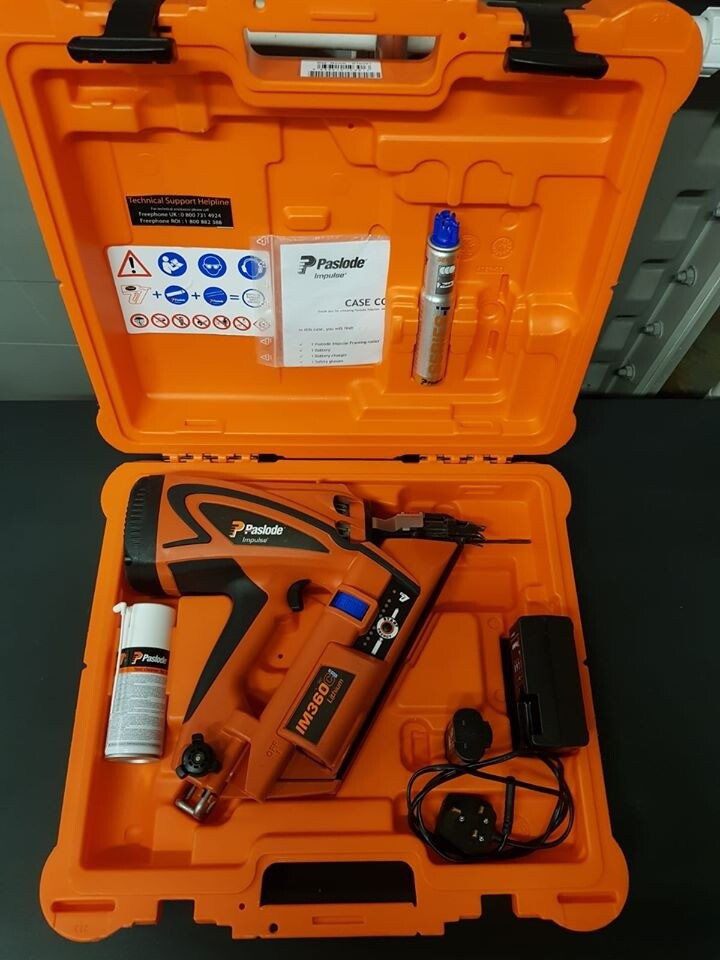 Paslode IM360Ci 1st Fix Framing Nailer LiIon Battery in Putney