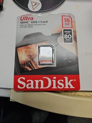 SanDisk Ultra 64GB 80MB/s SDXC SDHC Class 10 533x SD Camera Flash Memory Card