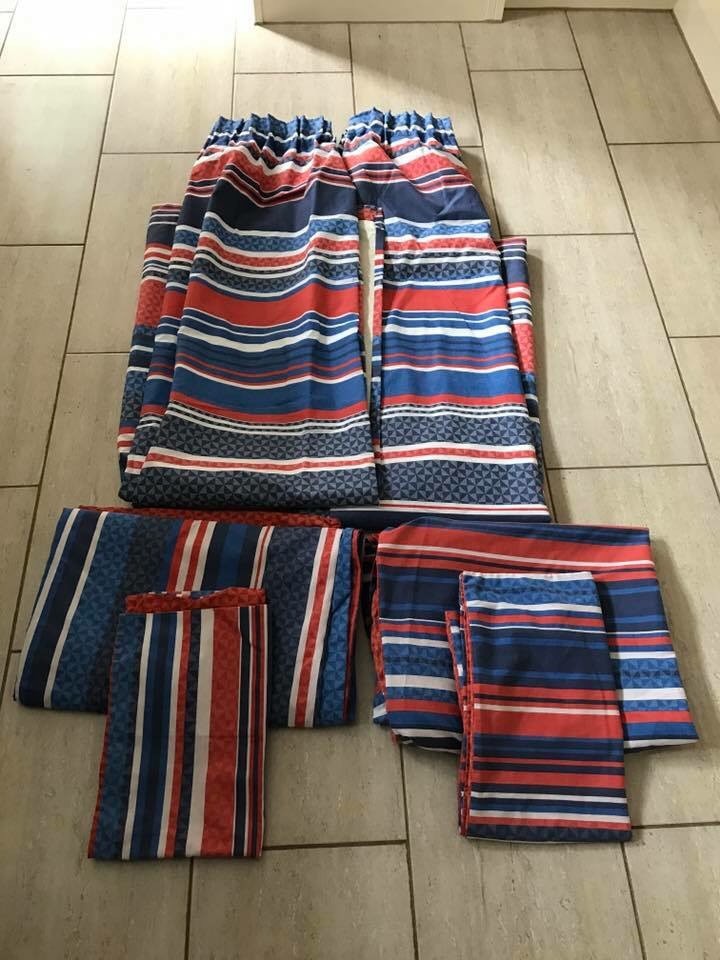 Next Bedding sets x 2 and matching fully lined curtains in Ebbw Vale