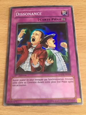 Carte Yu-Gi-Oh! ANPR-FR068 Dissonance (Super Rare) 1ere Edition