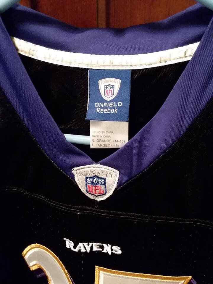 NFL Ravens Jersey size 14-16 Large Youth