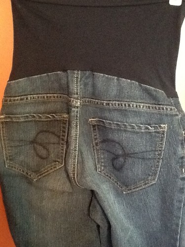 Indigo Blue Maternity Jeans Size Petite Small PS