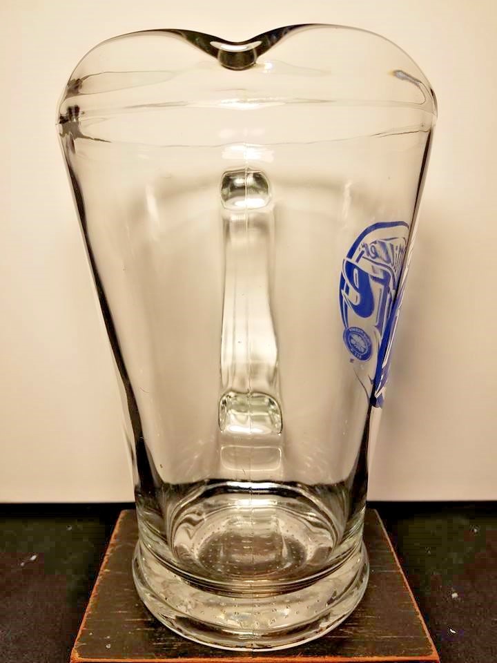 Miller Lite Thick Glass Draft Beer Pitcher W/ Handle Advertising Breweriana 9