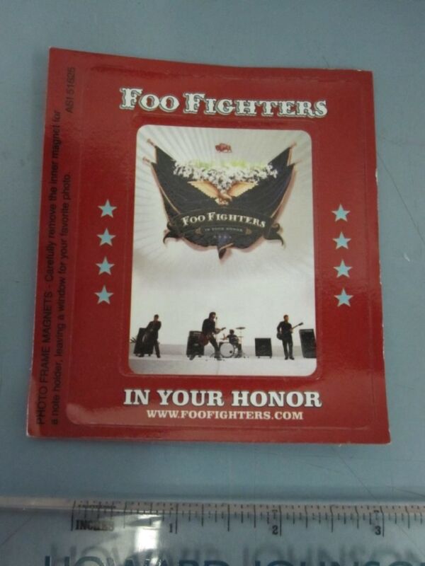 Foo Fighters 2005 In Your Honor promotional Magnet New Old Stock Mint Condition