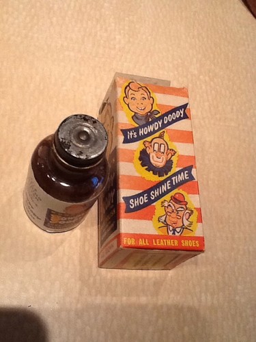 Howdy Doody 1953 SHOE POLISH  in box Vintage Western