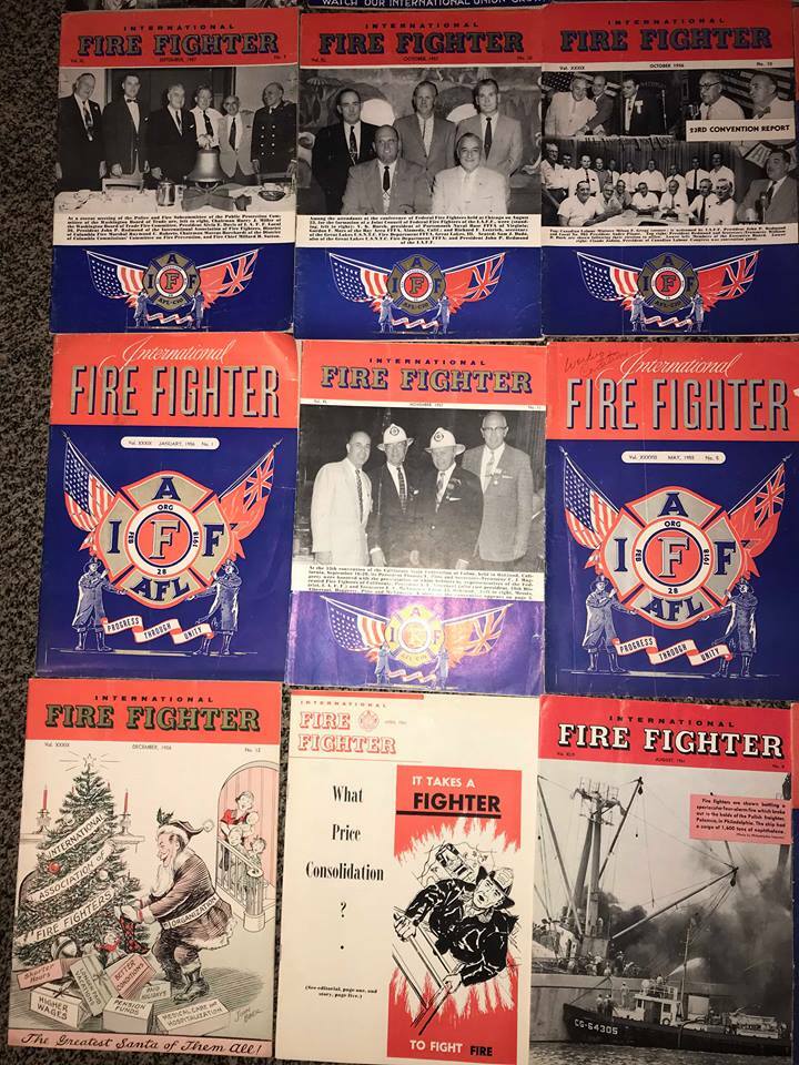 28 INTERNATIONAL FIRE FIGHTER VINTAGE MAGAZINE COLLECTION!! Rare