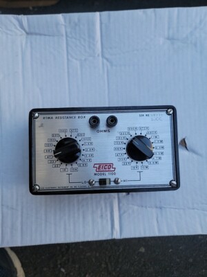 Vintage EICO RTMA Resistance Box Model 1100 - Resistor Substitution