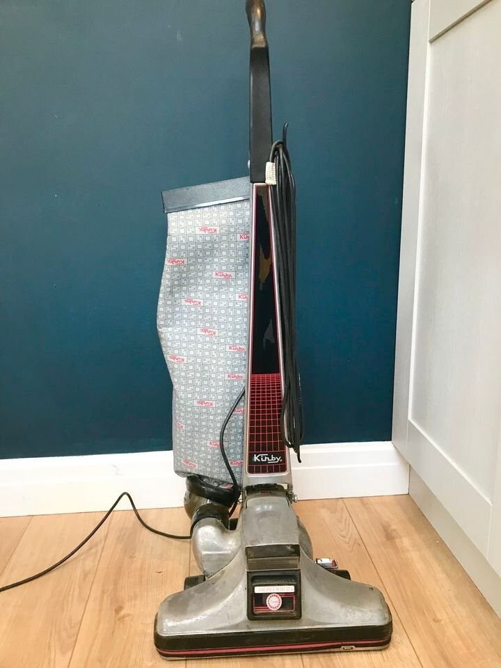 VINTAGE VACUUM CLEANER, 1980S, KIRBY HERITAGE II, HEAVY DUTY, WORKING