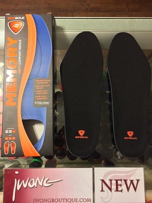 Sof Sole Insole Performance Orthotic Memory Foam Athlete Arch Support Plus