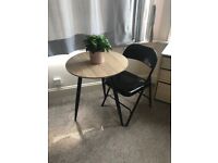 Round Table 60CM Table Retro Breakfast Table for Lounge