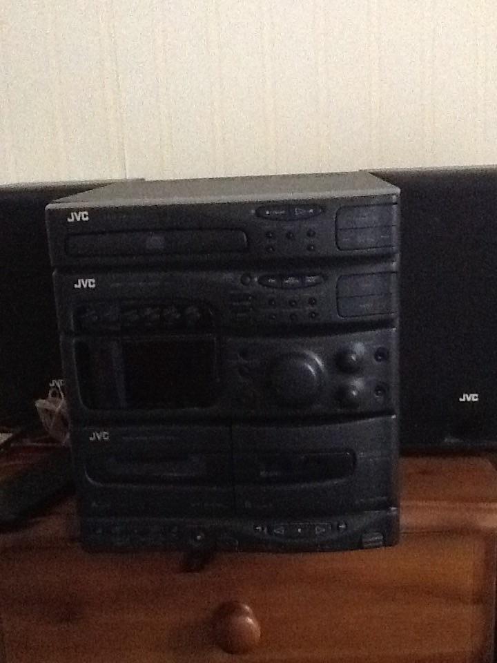 JVC stereo mini system, radio, CD, Cassete in Ellon, Aberdeenshire