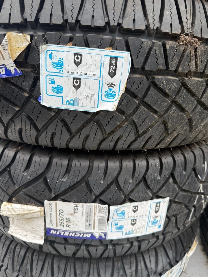 New 255 70 16 Michelin, Latitude Cross, XL, M+S, 115H x1 Tyre (F1_tyres) YD174