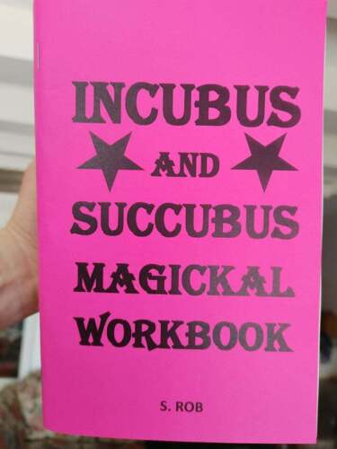 INCUBUS AND SUCCUBUS MAGICKAL WORKBOOK  80 PAGE BOOK!!