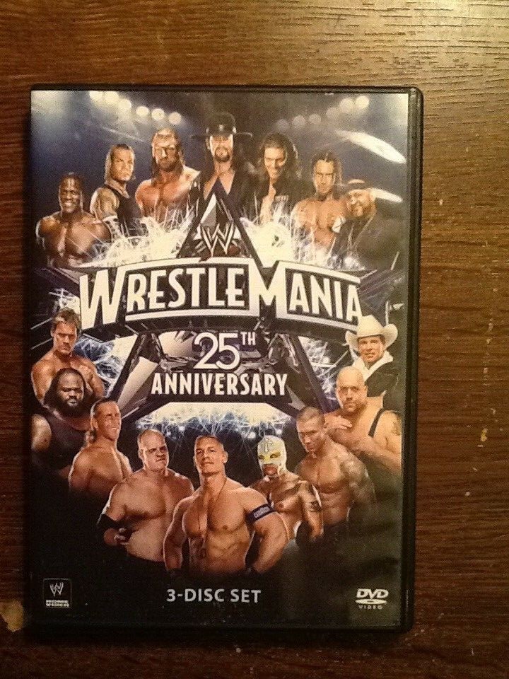 WWE 3-DISC SET WrestleMania XXV 25th Anniversary