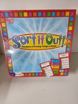 Sort It Out Game New by University Games 2008 Edition Sealed Box