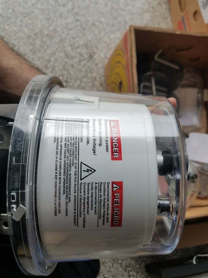 westerville Electric Division digital meter Type CP2S0A, Openway CL200 brand