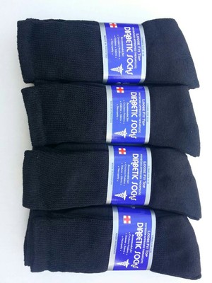 Diabetic CREW circulatory Socks Health Men s  Cotton ALL SIZE 