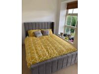 New Royal wing bed double king frame optional mattress 