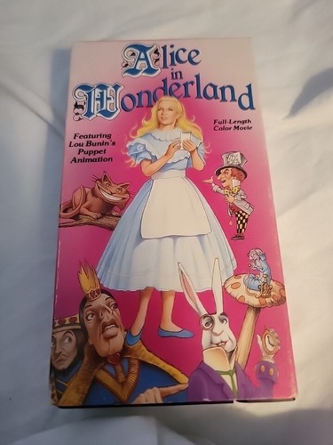 Alice in Wonderland Rare VHS,1990 Good times Kids Klassics