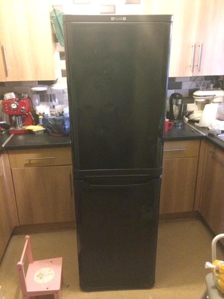 Tall Black Indesit Fridge Freezer in Swansea Gumtree