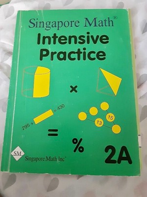 Singapore Math ''Intensive Practice'' 2A, 2B ''Primary Math'' 2A, 2B COMPLETE SET