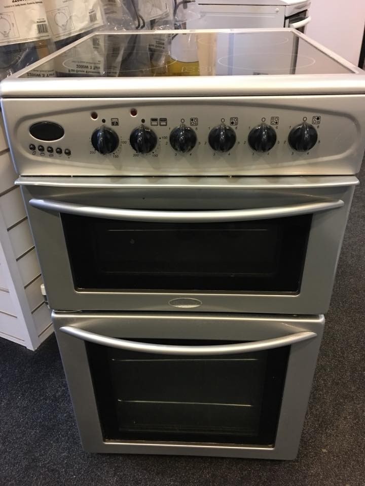 Reconditioned 50cm silver electric cooker in StokeonTrent