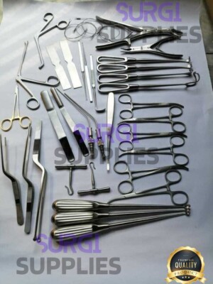 Basic Craniotomy Orthopedic Surgical Surgery Instruments Set 37 PCS Best A+