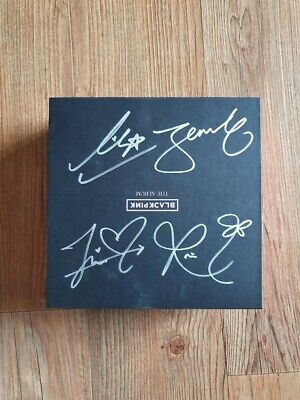 Yg Blackpink The Album Event Prize Autographed Hand Signed Full Set