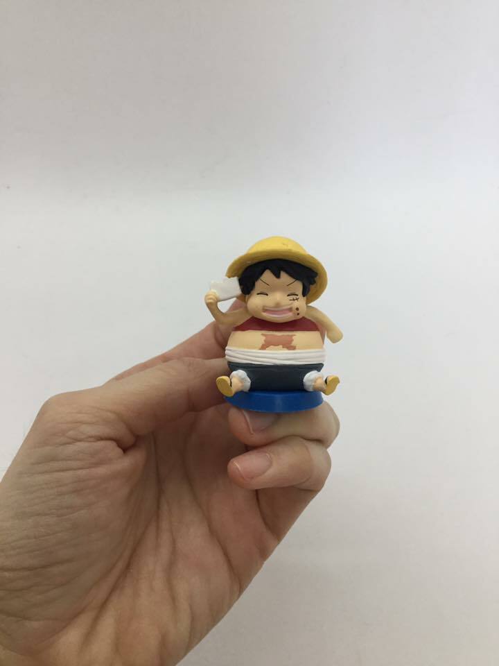 PLEX One Piece Mini Big Head Monkey D Luffy Fat Version