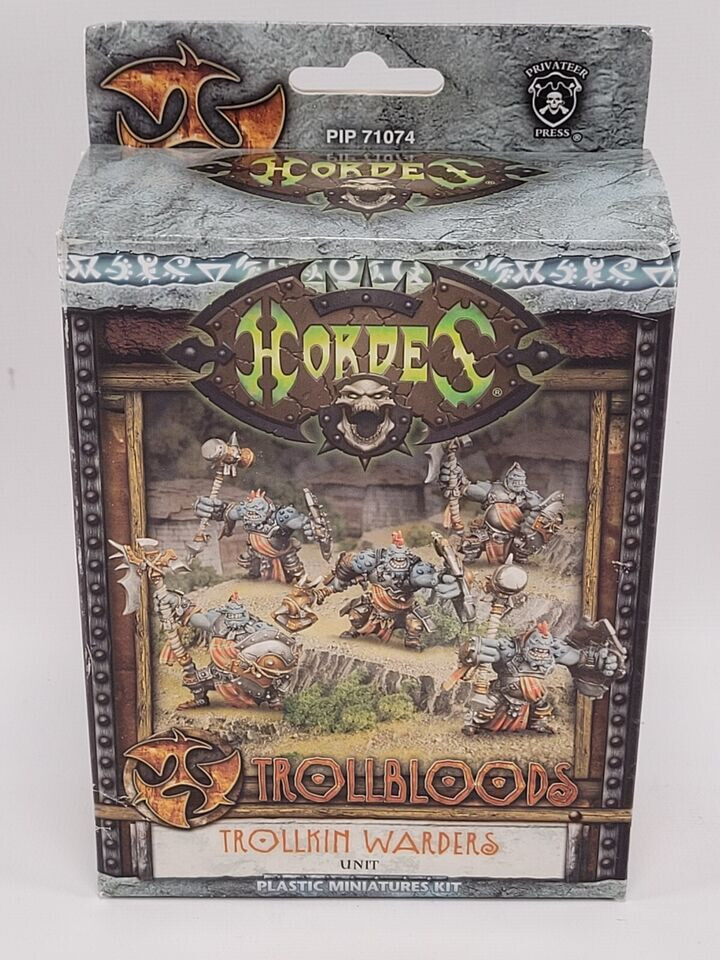 Hordes Trollbloods Trollkin Warders Unit Plastic Miniature Kit PIP 71074