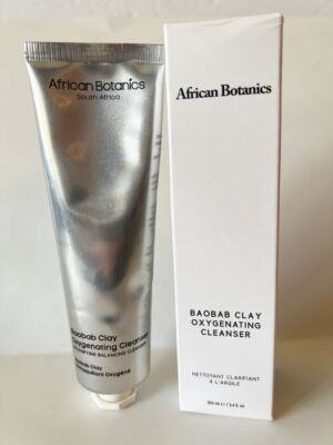 African Botanics Baobab Clay Oxygenating Cleanser 3.4oz Boxed