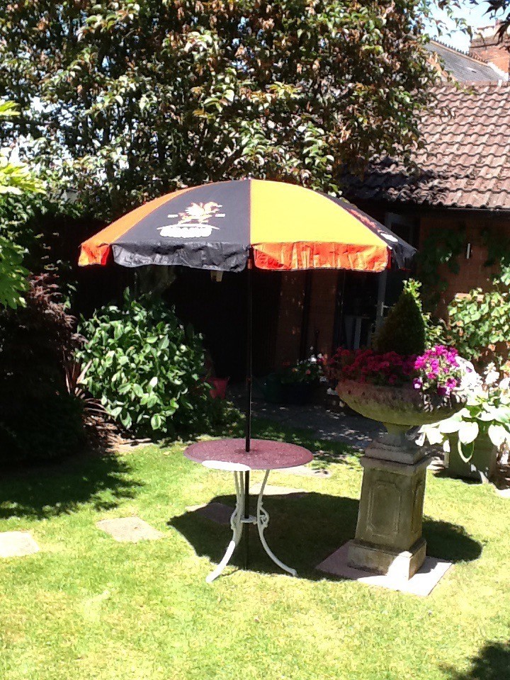 New .Branded beer garden umbrellas (BRAINS) in Whitchurch, Cardiff