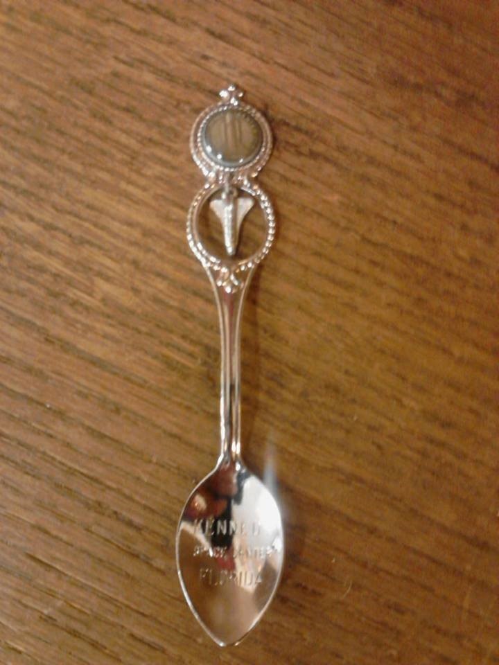 NASA Souvenir Spoon With Space Shuttle Charm Kennedy Space Center