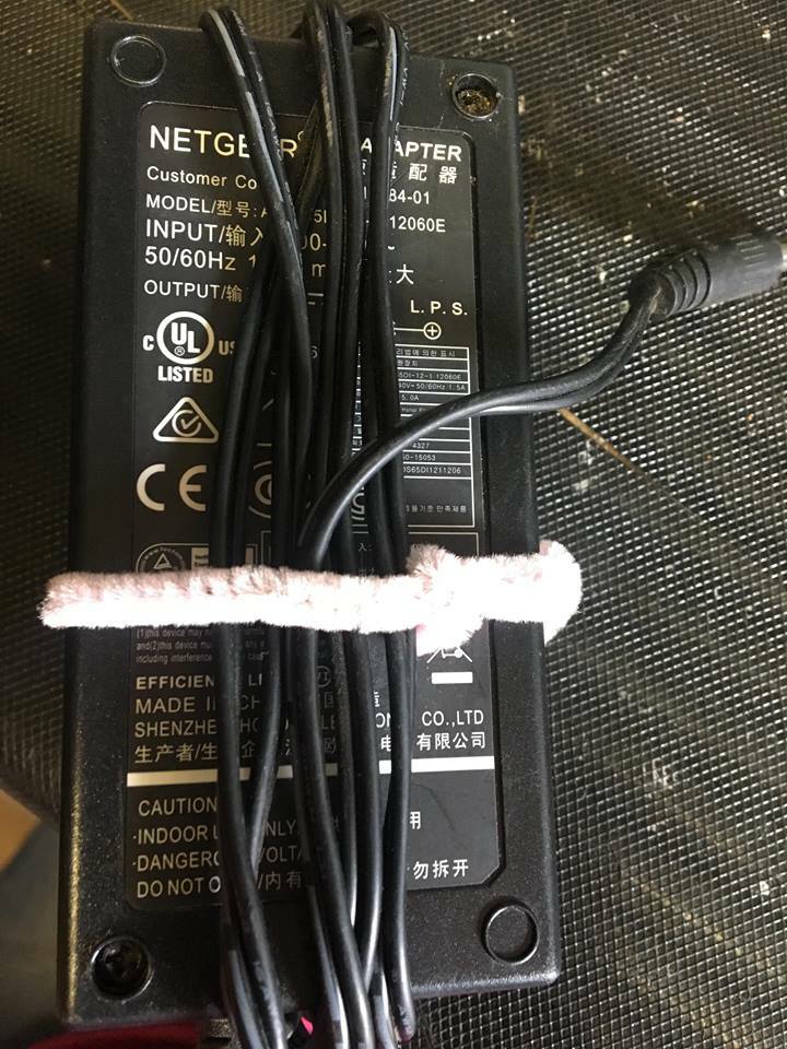 Genuine Netgear Power Supply AC Adapter ADS-65DI-12-1 12v  LOOK