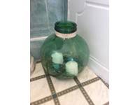 Vintage Veresa Branded Large Green Bottle