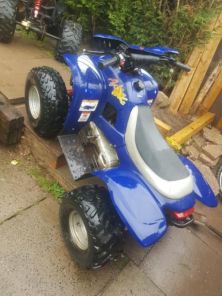 apache 100cc quad bike , automatic rev and go light and