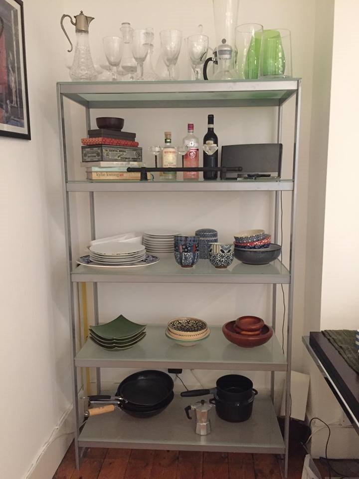 Glass & chrome shelving unit in Tooting Bec, London Gumtree
