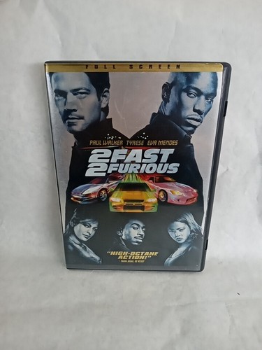2 FAST 2 FURIOUS: DVD 2003 Thrill Street Racing Paul Walker Tyrese