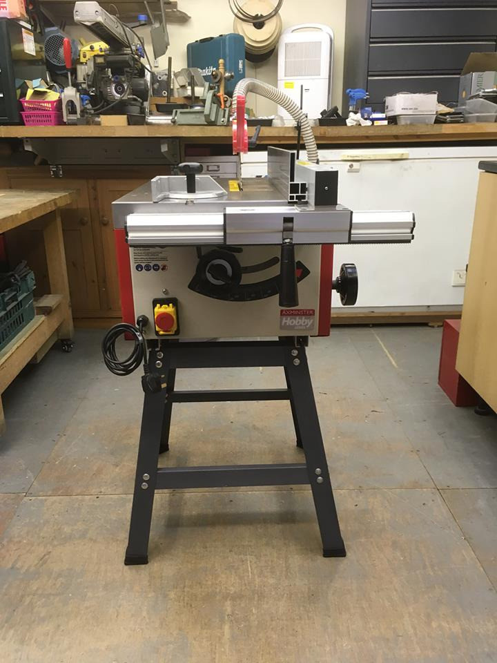 Axminster Hobby Series Table Saw TS/250m with Stand 240v in excellent