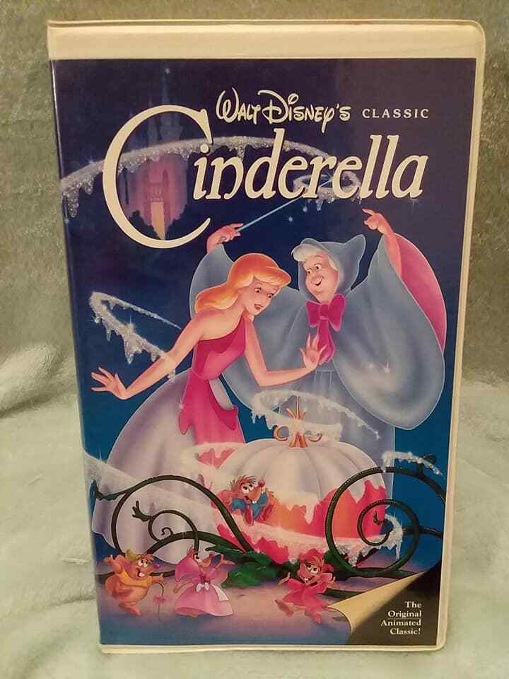 Walt Disneys Cinderella Black Diamond Classic Rare VHS 1988 - COLLECTIBLE~!