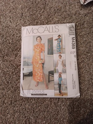 McCall's Pattern M4369 Size FF 16-22