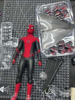 Hot Toys HT MMS542 1/6 Spider Man Action Figure Upgraded Suit Far From Home Gift