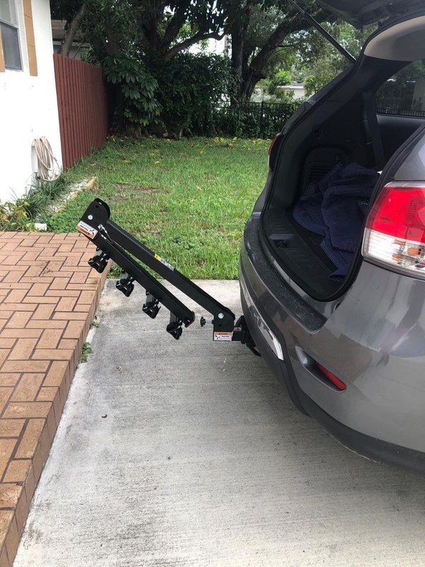 Easy Access 4 Bicycle Bike Hitch Mount Carrier Rack 2-Inch R